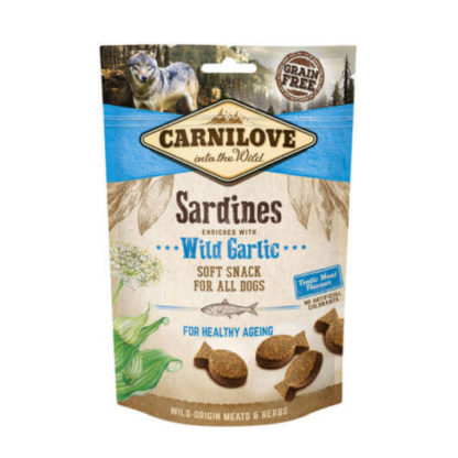 carnilove-dog-semi-moist-snack-szardinia-fokhagymával