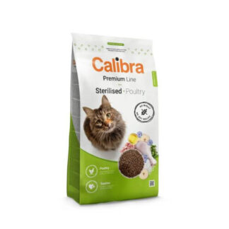 Calibra Cat Premium Line Sterilised Poultry macskatáp 10+2 kg ajándék