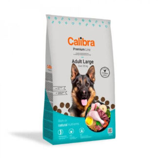 Calibra Dog Premium Line Adult Large kutyatáp 12+3 kg ajándék